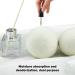 Shakven Laundry Wool Dryer Balls Round Fabric Softener Balls | Laundry Room Supplies Household Gadgets Natural Fabric Softener Balls Dry Cleaning Kit for Dryer - Buy Online on GoSupps.com