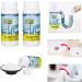 Herios Drain Foam Cleaner Pipe Dredge Deodorant Foam Cleaner Liquid Hair Drain Clog Remover & Cleaner Quick Foaming Toilet Clean for Toilets Sinks Tubs (1pcs) - Buy Online on GoSupps.com