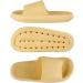 Monerffi Women's Vintage Anti-Slip Beach Sandals - Open Toe Lightweight Casual Slippers (EU 44/45) - Breathable Outdoor Comfort in Yellow - Buy Online on GoSupps.com