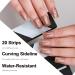 Semi Cured Gel Nail Strips Gel Nail Stickers - 20 Pcs Nail Stickers for Nail Art - Soft Self-Adhesive Gel Nail Wraps Easy Apply & Remove for Salon-Quality Manicure Kit (UV/LED Lamp Required)(BSS-0342) - Buy Online on GoSupps.com