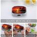 Buy Tropical Sunset Print Pill Box - 2 Compartment Metal Organizer for Travel & Everyday Use - Buy Online on GoSupps.com