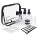 GLOBEGEAR Travel Bottles & TSA Approved Toiletry Bag Set (Model GG1) - Vacation & Airplane Travel Essentials - Buy Online on GoSupps.com