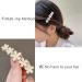 Antique Crystal Barrette Gold Flower Hair Clip | Elegant Jewelry Hair Accessory for Women | Bridal Wedding Gift - Buy Online on GoSupps.com