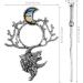 minkissy Viking Wolf Moon Hair Clips: Vintage Celti-c Knot Shawl Hairpins Retro Silver Alloy Viking Hair Barrette Hair Sticks for Women Girls Birthday Jewelry Accessories - Buy Online on GoSupps.com