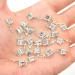WOKOTO 20 Pcs Silver Cross Nail Charms for Luxury Nail Art - Rhinestones, Pearls & 3D Designs - Acrylic Nails Gems Kit - Buy Online on GoSupps.com