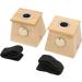Moxibustion Box - Single Hole Bamboo Moxa Roller & Acupuncture Tool | 2pcs International Shipping - Buy Online on GoSupps.com