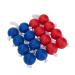 LAWN TIME Ladder Toss Replacement Ball - Ladder Balls 8 Pack (4 Red + 4 Blue) Ladder Game Golf Ball Replacement Balls for Ladder Ball Toss Game and Summer Outdoor Games (Includes 8 Bolas)