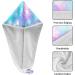 Microfiber Hair Turban with Rainbow Star - Quickly Drying Mermaid Design Perfect for Colored & Thick Hair - 2 Pack 24x61 cm - Buy Online on GoSupps.com
