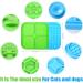 Licky Mats for Dogs and Cats 4 Pcs Premium Lick Mats with Suction Cups for Dogs Anxiety Relief Dog Lick Mats for Bathing Grooming and Training with 1 Spatula 1 Brush - Buy Online on GoSupps.com