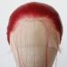BTWTRY Red Synthetic Lace Front Wig - Long Straight Dark Red Heat Resistant Fiber Hair Wig for Women - Buy Online on GoSupps.com