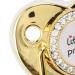 Buy Luxury BPA-Free Baby Pacifier - Rhinestone Golden Bling Dummy for 6-18 Months Newborns - Buy Online on GoSupps.com