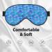 Double-Sided Eye Mask Geometric Blue Mermaid Scales Unisex Sleep Shade Cover for Ultimate Comfort | International Shipping Available - Buy Online on GoSupps.com