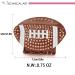 Shop Lilie & White American Football Hair Clips for Women - Cute Non-Slip Rugby Sport Accessories - Buy Online on GoSupps.com