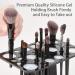 Luckyiren Makeup Brushes Drying Rack - Collapsible 28 Slot Acrylic Brush Holder Stand for Makeup Artists and Lovers - Black - Buy Online on GoSupps.com