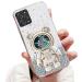 Tivenfezk Nadoli for Xiaomi Redmi 12 Treibsand B r Astronaut Hidden Stand Shell caricature glitter astronaut stand Soft silicone bling mobile phone case transparent protective cover xiaomi redmi