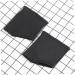 2pcs Half Sleeve Straighteners for Bunions Bunion Straightener Night Splint Heels Cushioning Pads Thread Stand Separator Bunions Covers Thumb Covers Bracket Thumb Brace Black 8X6CM