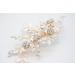 Upfrontier Rose Gold Wedding Bridal Hair Comb - Flower Hair Accessory for Bride - Buy Online on GoSupps.com