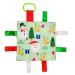 Baby's First Christmas Crinkle Tag Toy Lovey with Santa Reindeer & Rudolph Stocking Stuffer