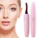 Heated Eyelash Curlers - Fast Heat up Within 10s - 24 Hours Long Lasting Rechargeable Electric Eyelash Curler with Type-C with 3 Heating Modes Heated Lash Curler Makeup Tools for Women Pink