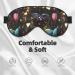 Jungle of Love Unisex Adjustable Blackout Sleep Eye Mask - Perfect for Home Travel Yoga and Office Naps - Buy Online on GoSupps.com