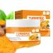 Turmeric Scrub - Turmeric Body Scrub Underarms Scrub Skin Lightening Exfoliator Face and Body Scrub 5.29oz | Deep Cleansing Moisturizing Turmeric Scrub for Dark Inner Thighs Private Area Neck