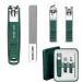 MIUPOO Nail Clippers Set with Catcher Mess Free Nail Clippers Self Collecting Stainless Steel Nail Cutter and Sharp Oblique Toenail Clippers and Nail File 4 Pieces 4Set Nail Clippers