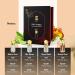 Ajmall Gold Series Concentrated Perfume | Set Pack of 4 | Dubai Oud Blu Moon White Oud Rose Gold - Buy Online on GoSupps.com