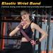 Glofit Workout Gloves with Wrist Wrap Support | Anti-Slip Padded Palm | Fingerless Exercise Glove for Men & Women | Ideal for Weight Lifting, Powerlifting, Gym Training | Pink - Medium - Buy Online on GoSupps.com
