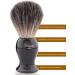 Haryali London Super Badger Shaving Brush - Black | Soft & Smooth Traditional Shaving | Ideal for Shaving Creams and Soaps - Buy Online on GoSupps.com