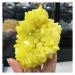 Crystals 1pc Natural Rough Stone Crystal Cluster Raw Rough Yellow Bulk Native Sulfur Solid Rock Sulfur for Home Decoration 10-12CM Full of Texture