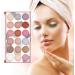 Matte Eye Shadow Palette - 18 Colors Waterproof Cosmetics Matte Eye Shadow Set - Pigmented Make-Up Durable Velvet Eye Shadows Fovolat 1 count (Pack of 1) - Buy Online on GoSupps.com
