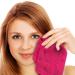Buy Grehge Remover Microfiber Face Cleaning Pads - Washable Chemical-Free Towel for All Skin Types (Pink) | International Shipping Available - Buy Online on GoSupps.com