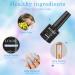 Mizhse Blue Shimmer UV Gel Nail Polish | Pearl Effect Color Gel for Soak Off Nails | 10ml UV LED Lamp Compatible - Buy Online on GoSupps.com