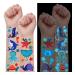 Partywind Luminous Blue Under Sea Temporary Tattoos for Kids  170 Styles Glow Ocean Beach Pool Birthday Party Decorations Supplies Favors  Fake Tattoo Stickers for Kids Gifts (12 Sheets)