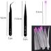Bebochoi 200 pcs Silk Fiberglass Nail Extensions Set with 2 Tweezers | Nail Art Accessories for Salon & Home Use - Buy Online on GoSupps.com
