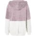 Buy Hanxiulin Women's Fleece Plush Jacket - Warm Fluffy Zipper Wool Coat Long Winter Trench in Pink XXL - International Shipping Available - Buy Online on GoSupps.com