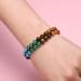 JSDDE 7 Chakra Crystal Stone Rope Bracelet for Women - Natural Gemstone Jewelry - Buy Online on GoSupps.com