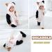 Doladola Unisex Baby Onesie | Animal Cartoon Cat Jumpsuit Romper | Toddler Hooded Outfit 6-12 Months - Beige Cat - Buy Online on GoSupps.com