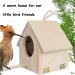 Tfwadmx Wooden Hanging Birdhouse for Garden Decor - Ideal Nest Box for Wren, Swallow, Sparrow, Hummingbird, Finch, Throstle - Buy Online on GoSupps.com