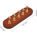 Baluue Nail Stand for Press on Nail Holder for Painting Nails Wood Nail Display Stand for False Nail Tip Manicure Tool Nail Art Display Home Salon Gold - Buy Online on GoSupps.com