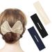Lotbun 3 piece of hair knot maker butt maker simple braid maker hair bun maker lazy hair curlers fashion hair bun wraps hairstyle hair styling accessories for women girls