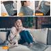 Buy Hojalis Electric Foot Warmer Pad 40x40 cm - 6 Temperature Levels 4 Timers & Overheat Protection for Full Body Comfort Dark Gray - Buy Online on GoSupps.com