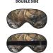 Beaver Working Print Unisex Sleeping Eye Mask | Soft Blocking Adjustable Strap Face Mask for Comfortable Sleep - Buy Online on GoSupps.com