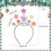 WLLHYF Glitter Star Headband Party Hair Headbands Valentines Day Gift Hair Bands Glitter Band Hair Accessory for Women (Colorful) - Buy Online on GoSupps.com