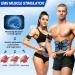 Buy EMS Abdominal Muscle Trainer - 6 Modes & 15 Intensities Full Body Coach with 10 Replacement Pads - Fast & Effective Belly Workout - International Shipping - Buy Online on GoSupps.com