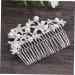 Ipetboom Bride Insert Comb Tiara Wedding Hair Comb Bridal Headdress Wedding Headpiece Pearl Hair Comb Bride Alloy Accessories - Buy Online on GoSupps.com