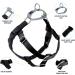 2 Hounds Design Freedom No Pull Dog Harness | Adjustable Comfortable Control | Made in USA | Leash Included | Black (LG) - Buy Online on GoSupps.com