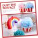 Buy 2pcs Cartoon Ice Cream Bath Balls - Soft Bath Loofah Sponges | Perfect for Men & Women | Fun Shower Puff for Relaxing Cleansing - Buy Online on GoSupps.com