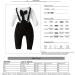 Haokaini Baby Boy 1st Birthday Bow Tie Romper Cake Smash Outfit Black 3-9 Months - Buy Online on GoSupps.com