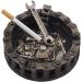 Motorcycle Chain Ashtray with Wrench and Bike Motif - Perfect for Biker Bars and Harley Mechanics - Unique Smoking Room Decor for Men - Buy Online on GoSupps.com